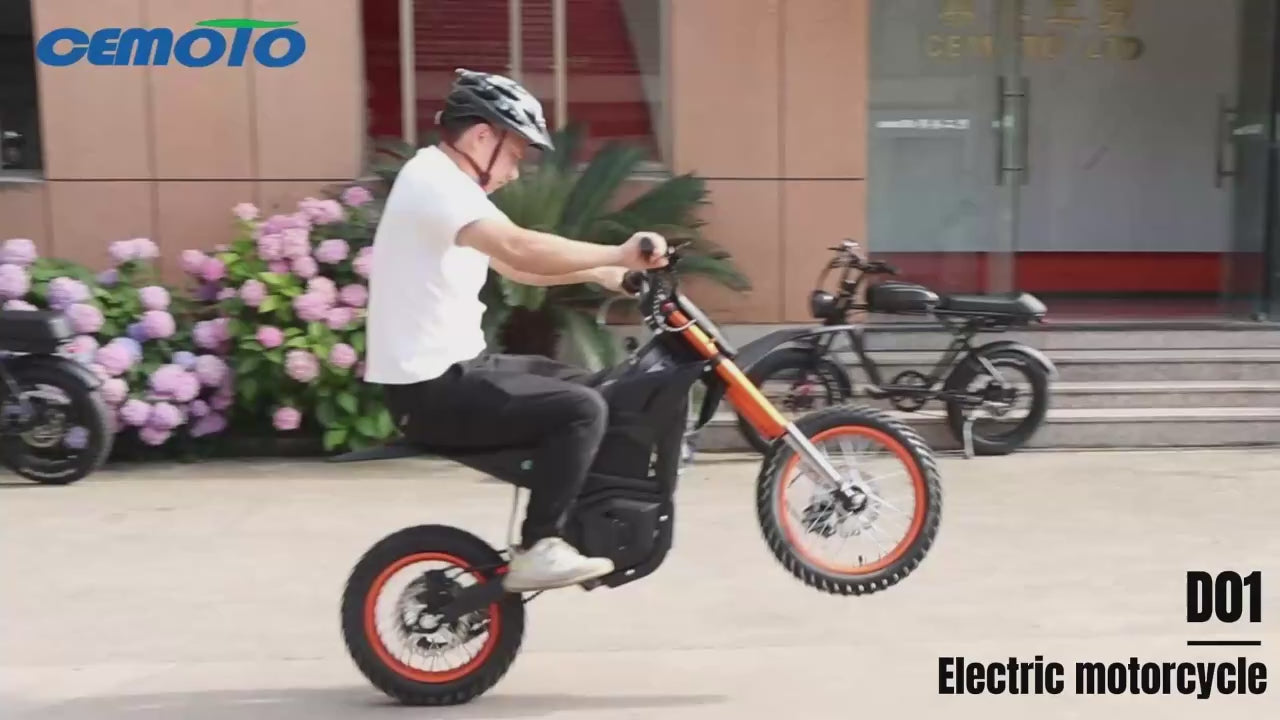 Electric dirt bike Cemoto 3000W 60km/h